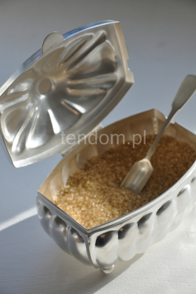 OD RĘKI cukiernica posrebrzana Monaco