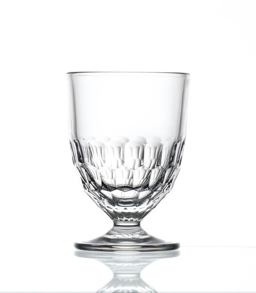 6 białych szklanek Artois La Rochere, wym.11cm