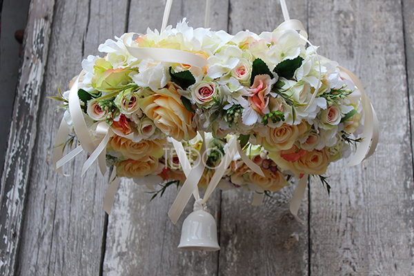 Clementa, piękny wianek wiszący, śr.40cm