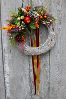 Jesienne Piękno, wianek dekoracyjny śr.30cm