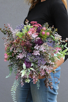 kompozycja kwiatowa w ceramicznym naczyniu, Verona Medina Big, wys.33cm