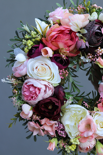 barwny wianek na drzwi, Holessa, śr.30cm 