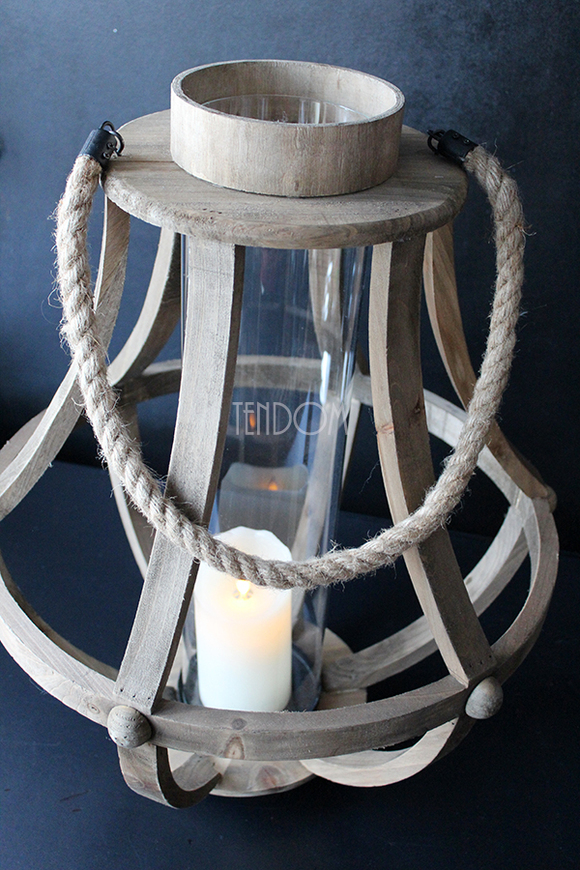 Garden Świecznik pękaty A, lampion, 46x43.5x86cm