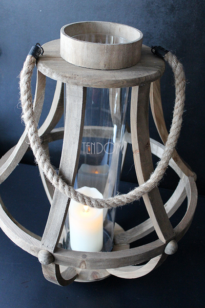 Garden Świecznik pękaty A, lampion, 46x43.5x86cm