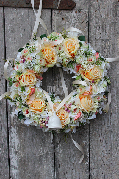 Clementa, piękny wianek wiszący, śr.40cm 