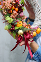 Jesienna Nostalgia, wianek dekoracyjny, śr.30cm  