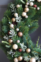 bożonarodzeniowy wianek na drzwi / okno, Święta z Green Canoe, śr.48cm