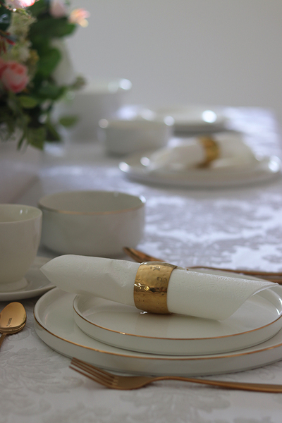 OD RĘKI Novelty, nowoczesny talerz deserowy, śr.20.3cm