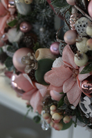 elegancki wianek zimowy, Lukrecja, wym.30cm