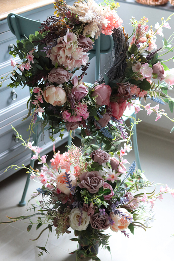 Bogactwo Natury Elegance, wieniec nagrobny, śr.45cm