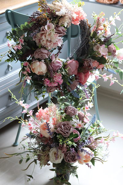 Bogactwo Natury Elegance, wieniec nagrobny, śr.45cm