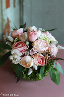 dekoracyjna kula kwiatowa Miriam, wys.18cm 