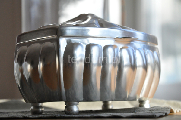 OD RĘKI cukiernica posrebrzana Monaco