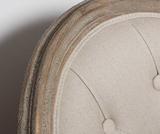 Classic, krzesło pikowane białe, wym.53x63x96cm 