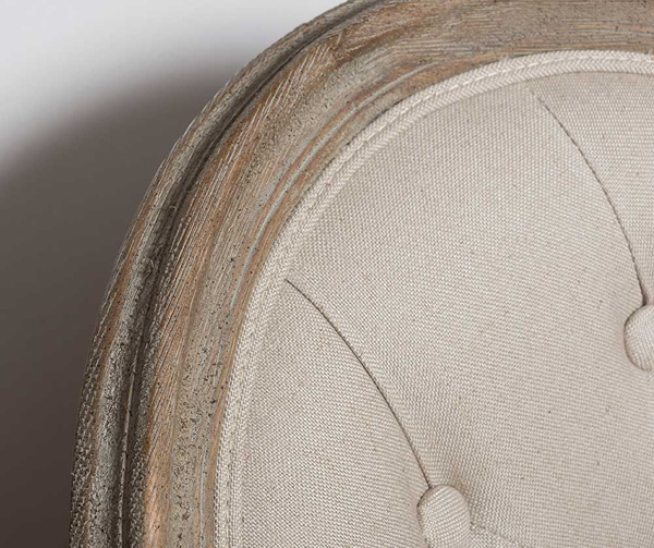 Classic, krzesło pikowane białe, wym.53x63x96cm 