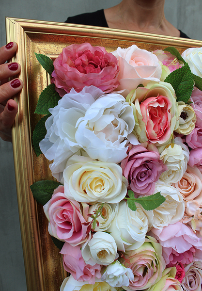 kwietna rama jednostronna, Maria Antonina 2, wym.50x60cm