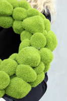 wianek z omszałych kamieni, śr. 36cm 