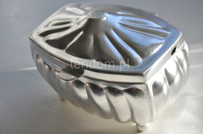 OD RĘKI cukiernica posrebrzana Monaco