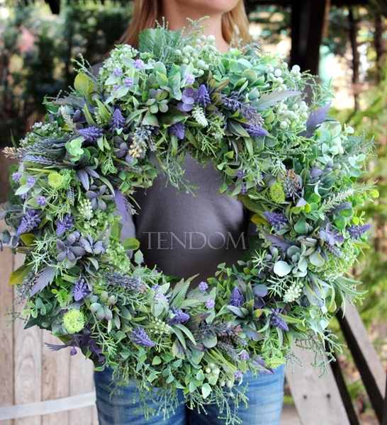 Big House wianek dekoracyjny, śr.48cm 