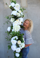 dekoracyjna girlanda, Biała Dama, dł.1.5m