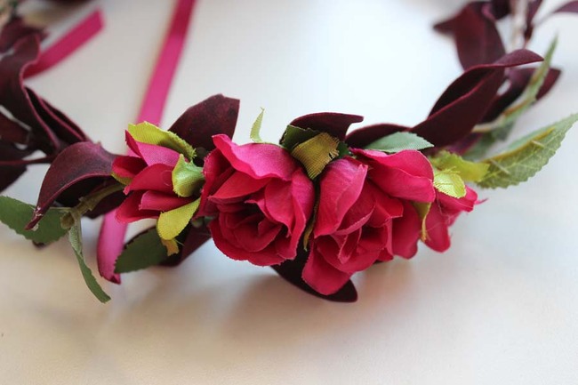 Albina kwiatowy wianek na głowę, rozmiar uniwersalny