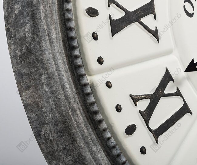 Grigio Zegar Old Town metal, wym. 97x7x116cm