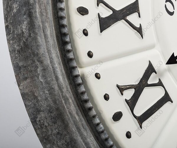 Grigio Zegar Old Town metal, wym. 97x7x116cm