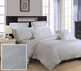 Karina, pościel w kolorze szarym, 160x200cm + dwie poszewki 70x80cm