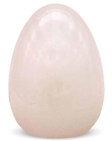 Jajko Simple, różowe, wys.13.5cm