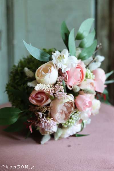 dekoracyjna kula kwiatowa Miriam, wys.18cm 