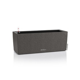 Balconera Stone, elegancka donica z nawadnianiem, grafit, dł.50cm