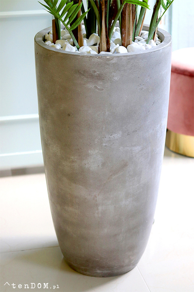 Areca Concrete, wysokiej jakości sztuczna palma w betonowej donicy, wys.190cm