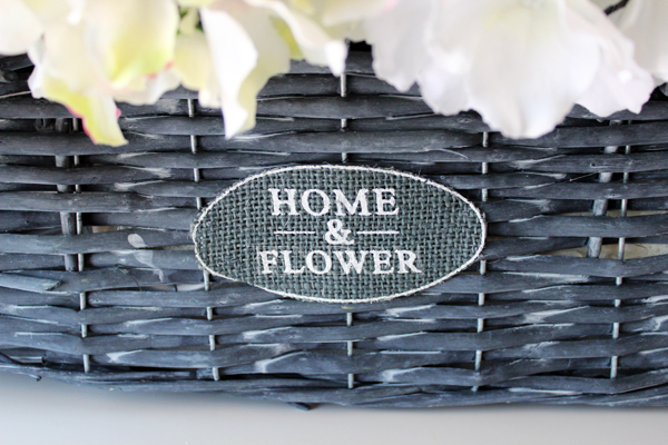 bogaty kosz z hortensjami Provance Sea wys.30cm, szer.60cm 