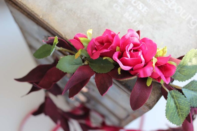 Albina kwiatowy wianek na głowę, rozmiar uniwersalny