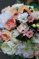 bukiet / kompozycja nagrobna w plastikowym wkładzie do wazonu, Hellina, śr.40cm