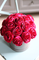 elegancki flowerbox z cyframi, Jubileo Amarantino, wys.34cm