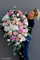 Neliamo XXL, duża wiązanka nagrobna, dł.100cm