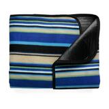 OD RĘKI koc piknikowy w pasy, Picnic Blues, wym.130x120cm