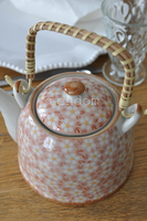 OD RĘKI imbryk Garden różowy poj.700ml