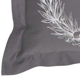 poduszka dekoracyjna szara Jardin 46x46cm