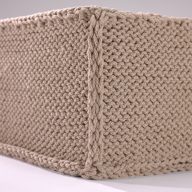 pufa Soft Flat beige 60x60x20cm