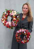 ekskluzywny jesienny wianek Toronto 2 (na górze), śr.40cm