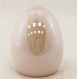 Jajko Simple, różowe, wys.11cm