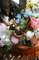 Pióra Glamour, Gertrula, wielkanocny stroik, śr.30cm 