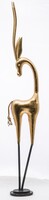 Dionis Gazela B, metalowa figurka, wys.92cm