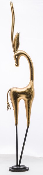 Dionis Gazela B, metalowa figurka, wys.92cm