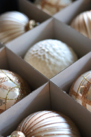 błyszczące świąteczne bombki Prestige Christmas, śr.10cm, kpl.12szt