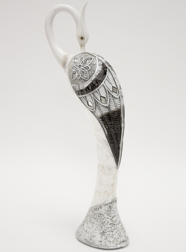 Czapla Etno, figurka glamour, wys.41,5cm