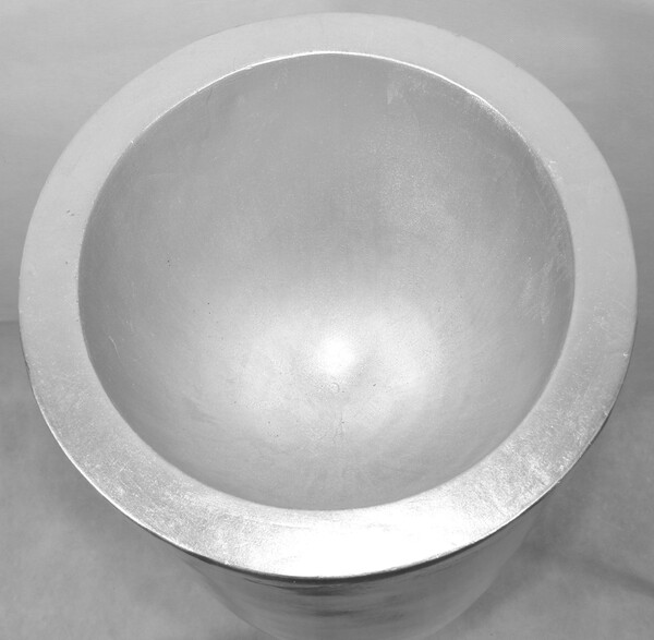 Effect, srebrny wazon / osłonka / donica, wys. 105cm
