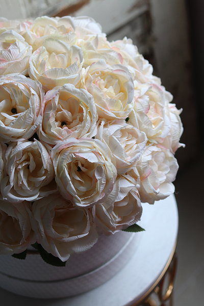 bogaty flowerbox z peoniami, Peony Premium, wys.30cm